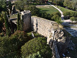 Αποτύπωση της κύριας πύλης και του ανατολικού τείχους του Κάστρου Πάτρας
