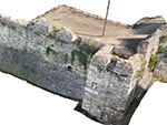 Αποτύπωση του νοτιοανατολικού τείχους του Κάστρου Πάτρας
